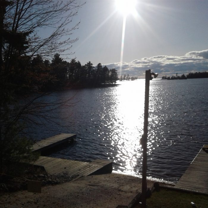 Finally open water Spring on Lake Nipissing