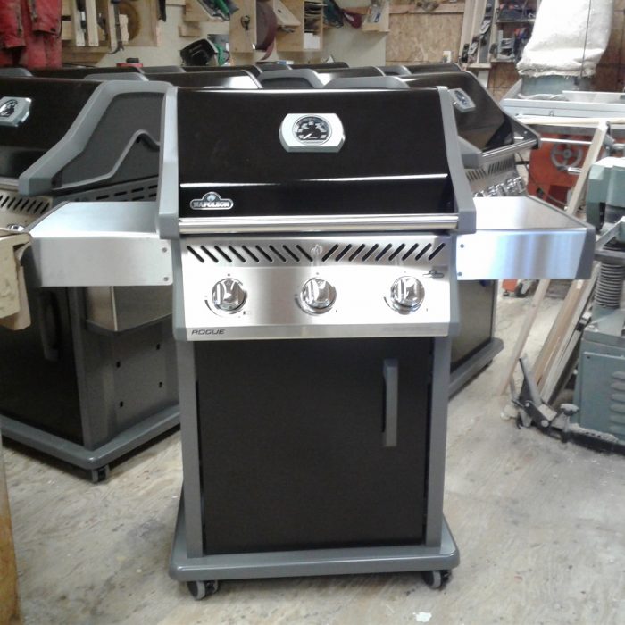 Napoleon BBQ’s all assembled New Napoleon Rogue BBQ's