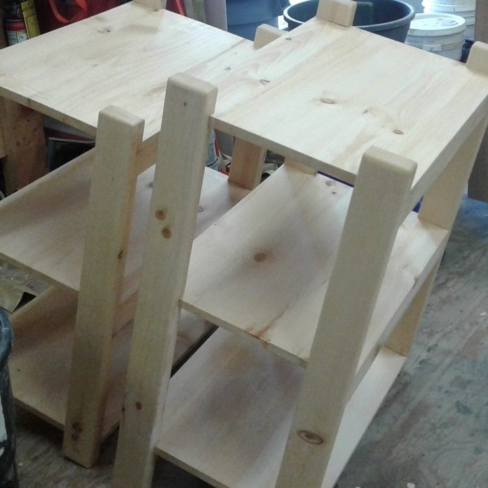 Completing Trailside Cottage Trailside bedroom shelving units