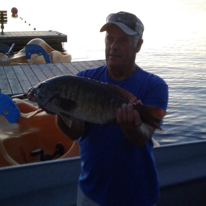 Huge Smallmouth Bass Huge Smallmouth Bass Sabino group July 2018
