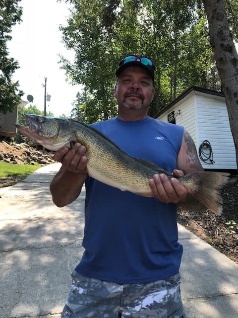 Great Summer Fishing Jamie 27 inches Walleye July 31, 2018