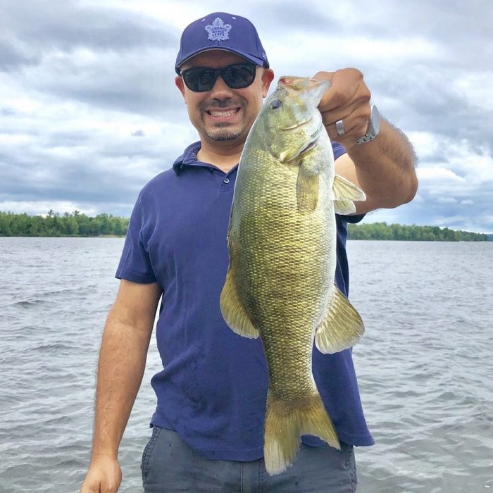 Fishing Family Beauty Smallmouth Bass Matt