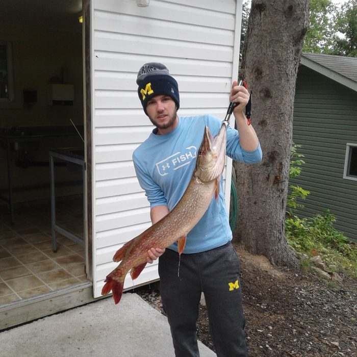 Beauty Pike caught Pike caught on Lake Nipissing