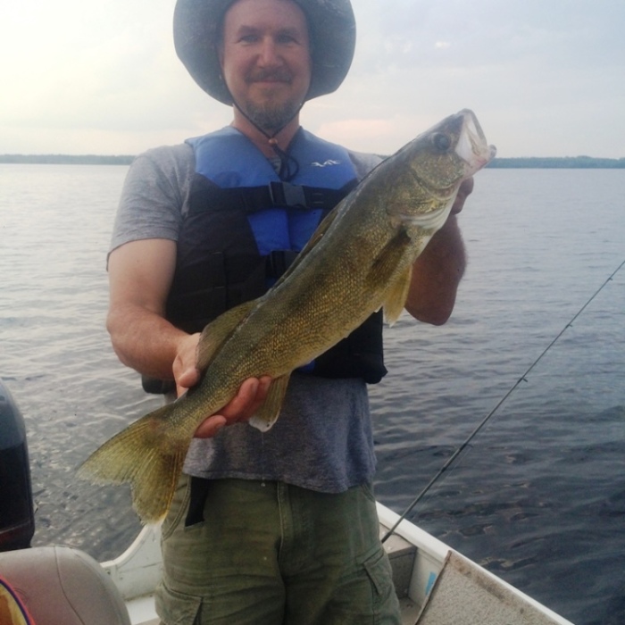 Summer fishing on Lake Nipissing Ivano July 25, 2015