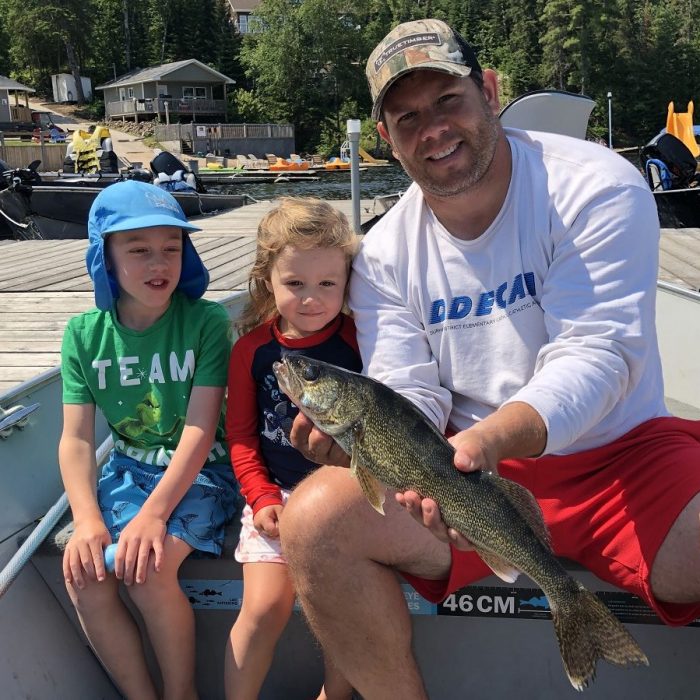 Family time @ Glen Echo Family fishing @ Glen Echo Cottages