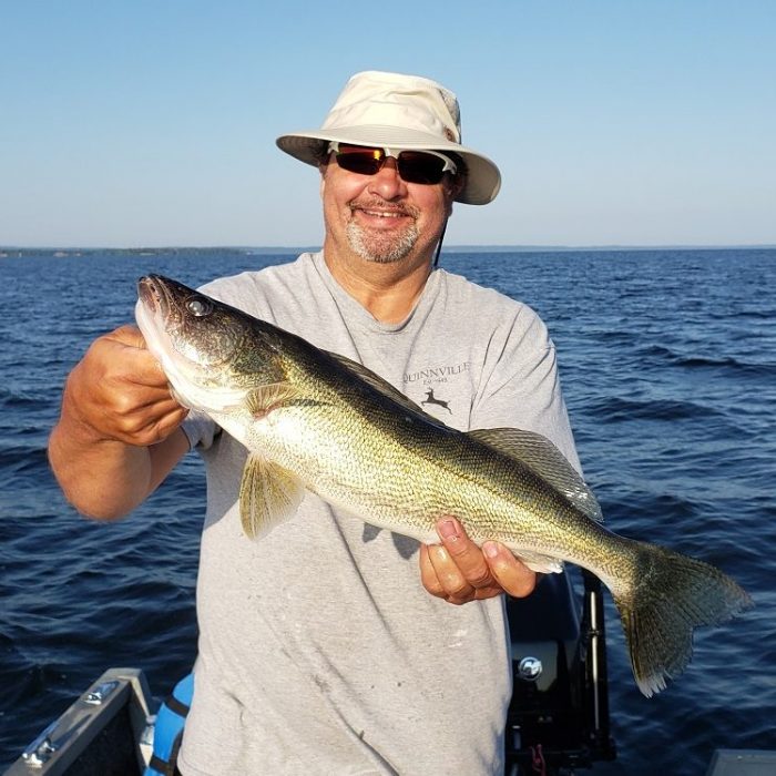 24 inch Walleye – supper tonight! 24 inch Walleye